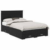 Bed Frame with Drawer with Headboard Manual Engineered Wood 3410343