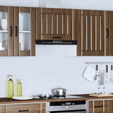 Kitchen Wall Cabinet Lucca Brown Oak Engineered Wood 853844