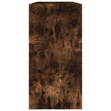 Book Cabinet/Sideboard Smoked Oak 50x25x80 cm Engineered Wood 826611