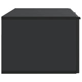 Wall-Mounted TV Cabinet Black 98 x 41 x 30 cm Engineered Wood 899376