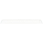 Greenhouse with Steel Frame White 72 m² 18x4x2 m 3188079