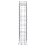 Arched Gabion Basket 200x30x140/160 cm Galvanised Iron 153387