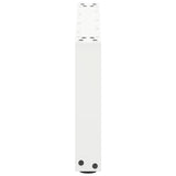 Coffee Table Legs U-Shaped 2 pcs White 70x cm Steel 4013145