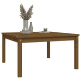 Garden Table Honey Brown 82.5x82.5x45 cm Solid Wood Pine 824123