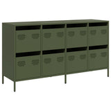 Sideboard Olive Green 135x39x73.5 cm Cold-rolled Steel 3307171
