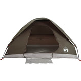 Camping Tent Dome 2-Person Brown Waterproof 4009640