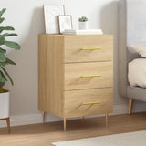 ZNTS Bedside Cabinet Sonoma Oak 40x40x66 cm Engineered Wood 827647