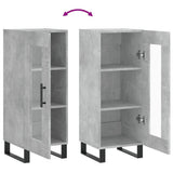 Sideboard Concrete Grey 34.5x34x90 cm Engineered Wood 828824