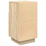 Bedside Cabinets 2 pcs with 2 Drawers Sonoma Oak 36x36x68 cm 858583