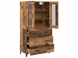 Highboard Old Wood 69.5 x 34 x 180 cm Engineered Wood 3415776