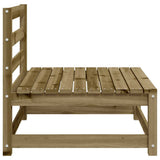 Garden Sofa Armless 70x70x67 cm Impregnated Wood Pine 837920