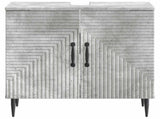 Bathroom Sink Cabinet HAARLEM Concrete Grey 59.5 x 31.5x 59 cm 896788