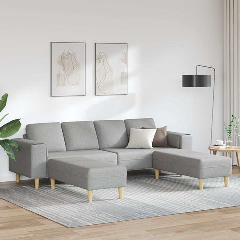 Sofa Set 3 pcs Cloud grey Fabric 3335120
