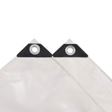 Tarpaulin 650 g/m 1.5x6 m White 144908