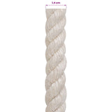Jute Rope 14 White 100% Tossa jute 42011671