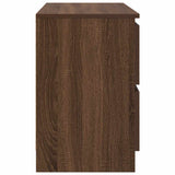 TV Cabinet Brown Oak 80x35x54 cm Engineered Wood 861793