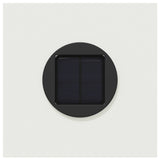 Solar LED Pathway Light 2 pcs White Cold Rolled Steel 879801