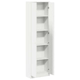 Wardrobe with Shelf White 55 x 25 x 189 cm Engineered Wood 3334008