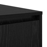 Coffee Table Black oak 80 x 80 x 31 cm Engineered wood 875488
