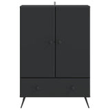 Sideboard with Drawer Black 66 x 34.5 x 95 cm Engineered Wood 895586