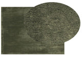 Rug HUARTE Short Pile Soft and Washable Forest Green 240x240 cm 375101