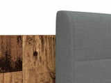 Bed Frame with Headboard Old Wood 180 x 200 cm Engineered Wood 3416334