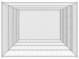 Dog Cage Silver 800 x 200 x 200 cm Galvanised Steel 3368308