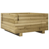 Garden Planter 50x50x26.5 cm Impregnated Wood Pine 847297