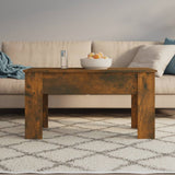 Coffee Table Smoked Oak 101x49x52 cm Engineered Wood 819278