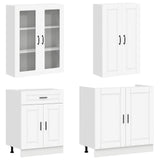 Kitchen Unit PORTO 8 pcs White Engineered Wood 3438497