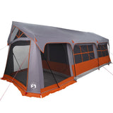 Family Tent Grey and Orange 620 x 322 x 240 cm Polyester 4100699