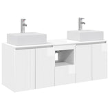 Bathroom Cabinet Set 3 pcs High Gloss White 49.5 x 41 x 62.5 cm 3405651