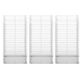 Gabion Set 3 pcs Galvanised Wire 25 x 25 x 50 cm 141044