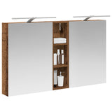 Bathroom Cabinet Set 3 pcs 120 x 14.5 x 70 cm Engineered wood 3403758