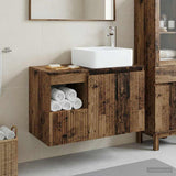 Bathroom Furniture Set 2 pcs Old Wood Engineered Wood 3404052