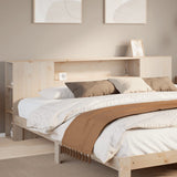 Headboard with Storage 180 cm Solid Wood Pine 855621