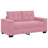Sofa Pink 160 x 77 x 82 cm Fabric 4105113