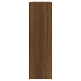 Shoe Cabinet Brown Oak 63x24x81 cm Engineered Wood 342563