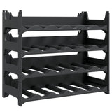 Wine Rack for 24 Bottles PP Stackable 154978