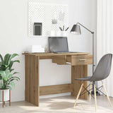 Desk with Drawer Artisan Oak 100 x 50 x 76 cm Engineered Wood 875249