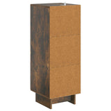 Sideboard Smoked Oak 33 x 34.5 x 90 cm Engineered Wood 893910