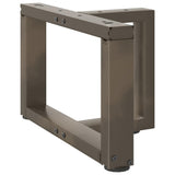 Coffee Table Legs T-Shaped 2 pcs Black 40x25x cm Steel 4013007