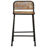 Bar Stools 2 pcs 46x35.5x70 cm Solid Wood Reclaimed 4013536