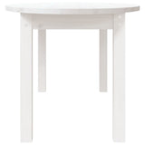 ZNTS Coffee Table White 110x55x45 cm Solid Wood Pine 822343