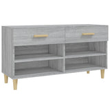 Shoe Cabinet Grey Sonoma 102x35x55 cm Engineered Wood 817568