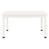 Coffee Table White 70 x 50 x 36 cm Solid Pine Wood 892764