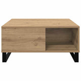 Coffee Table Artisan Oak 80 x 80 x 36.5 cm Engineered Wood 881670