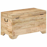 328293 Storage Chest Solid Rough Mango Wood