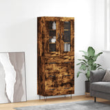 Highboard Smoked Oak 69.5x34x180 cm Engineered Wood 3198438