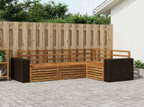 Sofa Sets 4 pcs Solid Acacia Wood 3384300